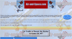 Desktop Screenshot of air-and-space.com